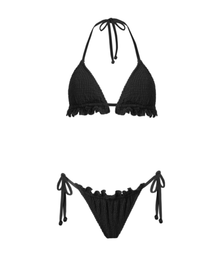 Gigi Black Curly Bikini