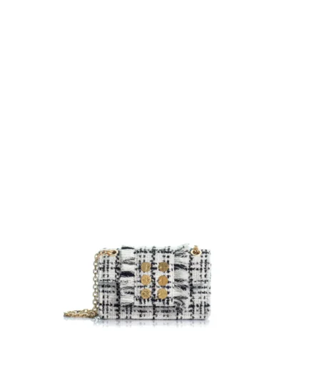 The New Yorker Micro - Black/White Tweed